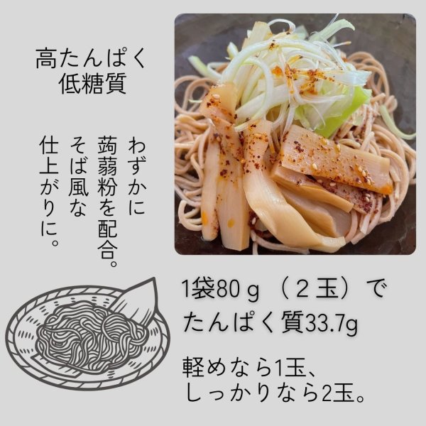 画像3: みんなのダイズソバ(小麦粉・蕎麦粉不使用）高たんぱく低糖質 お徳用セットあり (3)